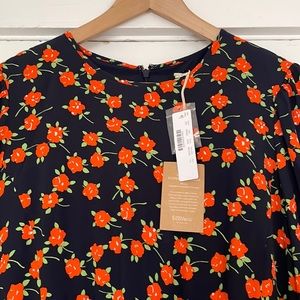 NWT J. Crew Floral Long Sleeve Maxi Dress